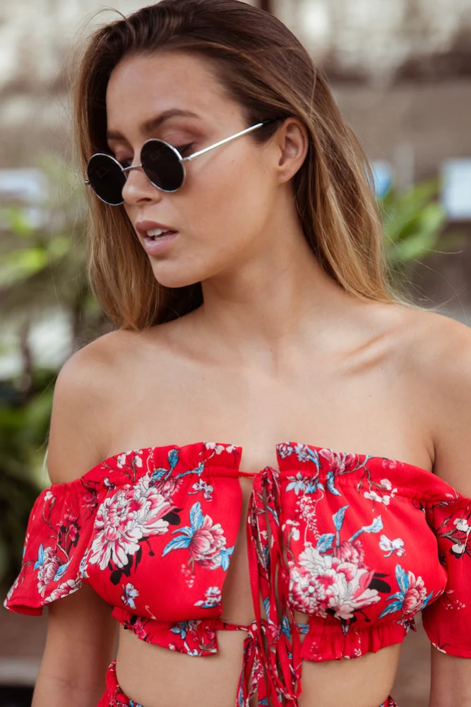 Odyssey Crop Top Red - Image 9