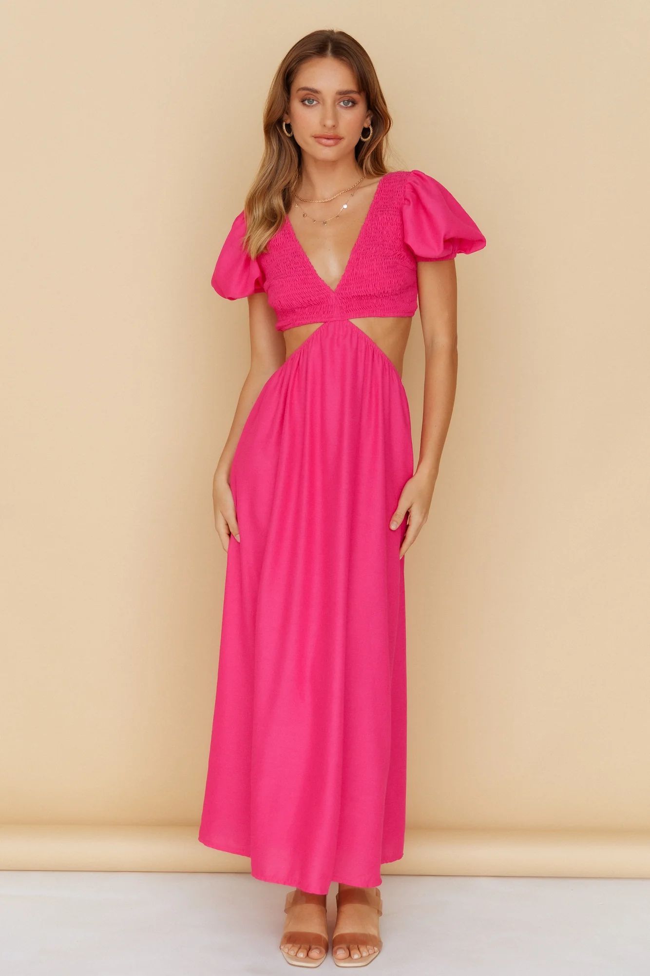 One Fine Day Maxi Dress Pink - Image 4