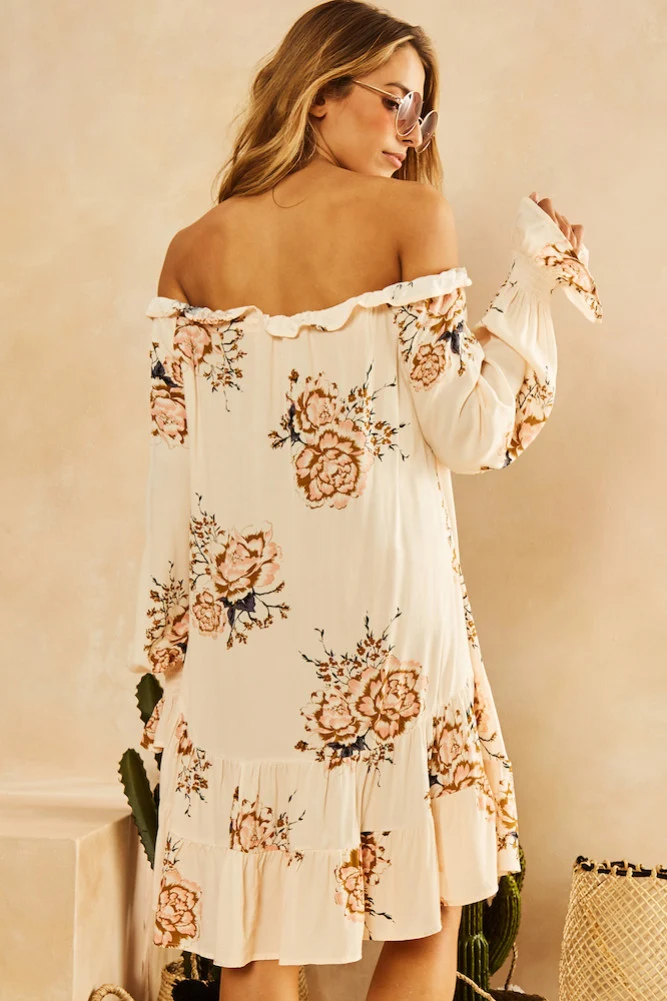 Orla Dress Nude - Image 5