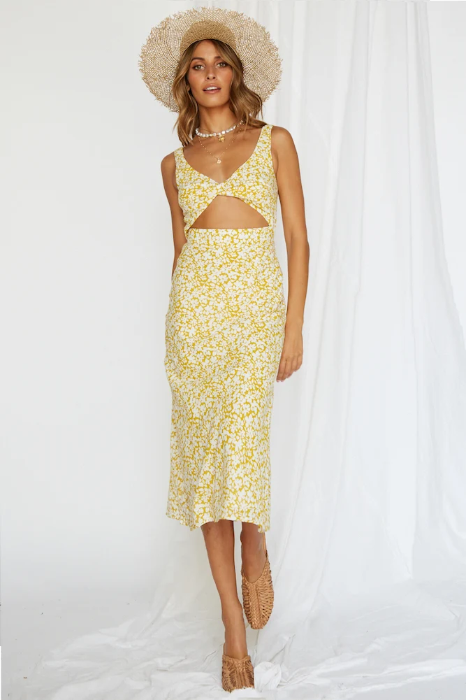 Out Of Line Midi Dress - Image 3