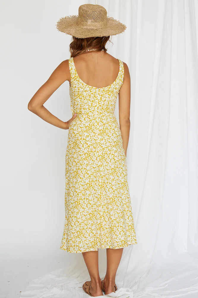 Out Of Line Midi Dress - Image 4