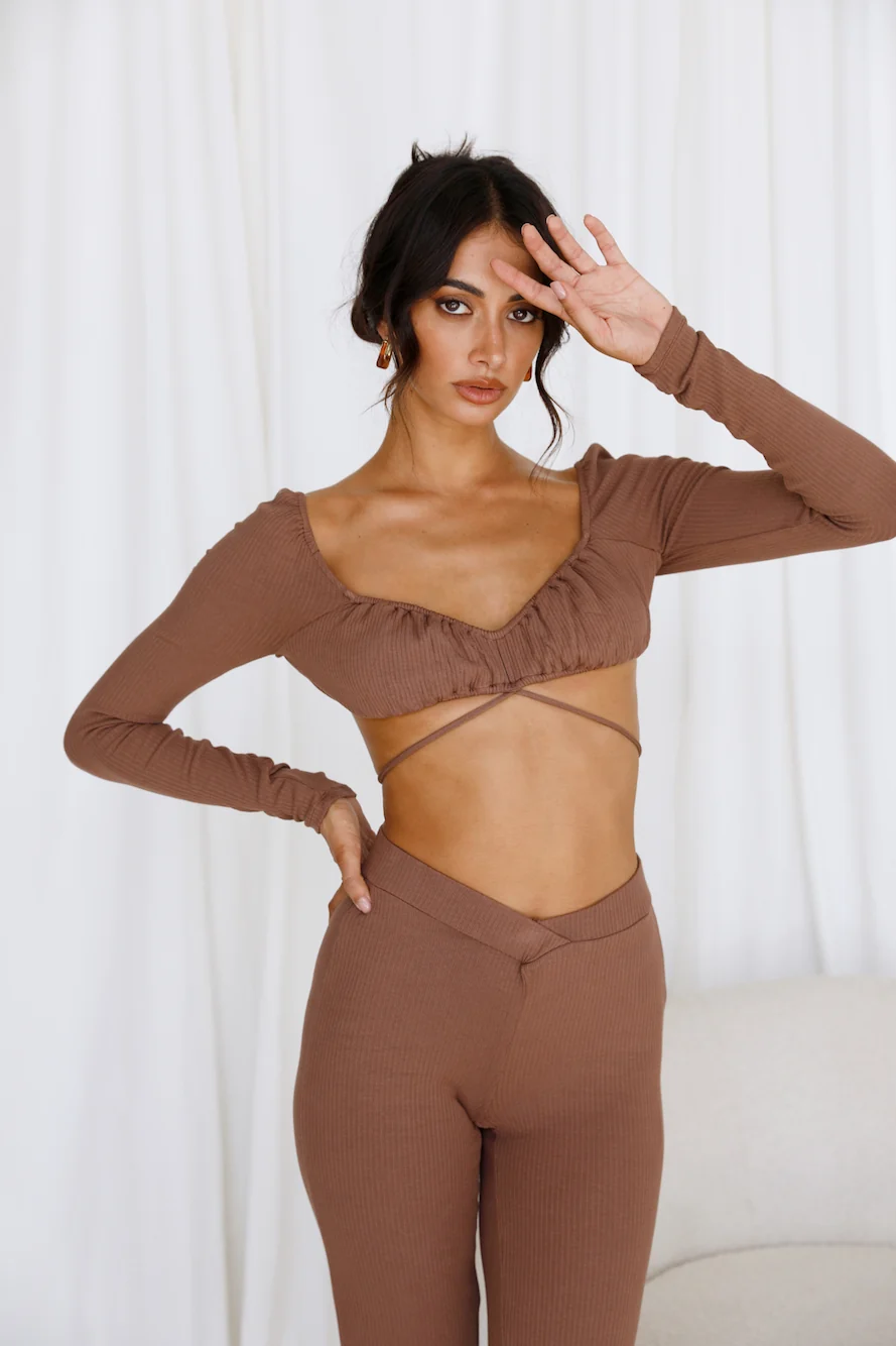 Pari Crop Top Brown - Image 17