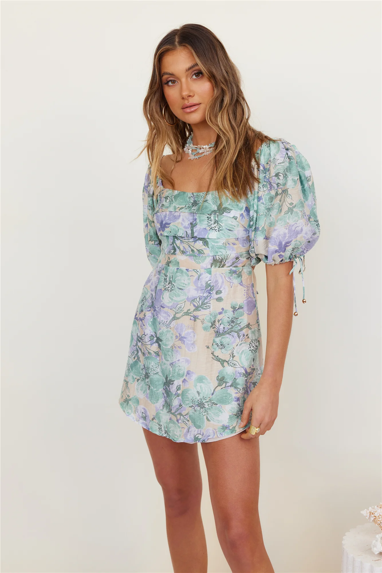 Perennial Lovers Dress Green - Image 5