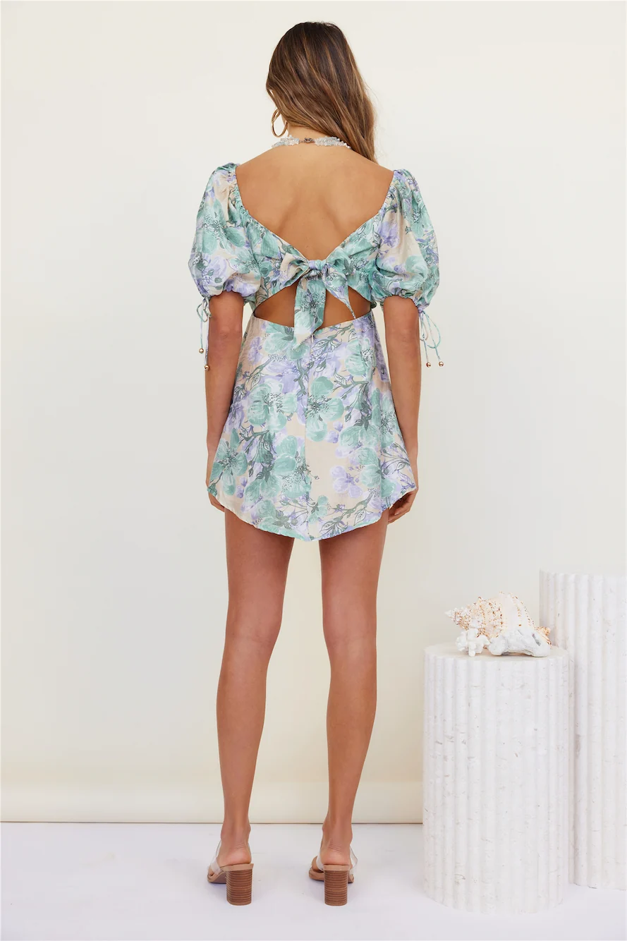 Perennial Lovers Dress Green - Image 7