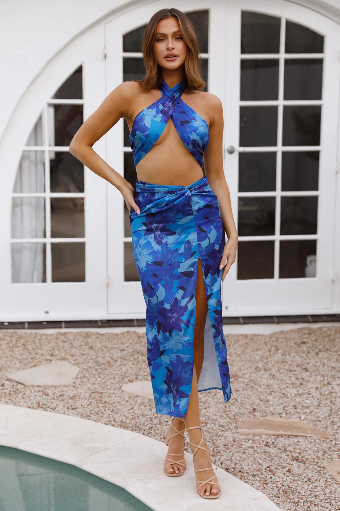 Perfect Pieces Crop Top Blue - Image 4
