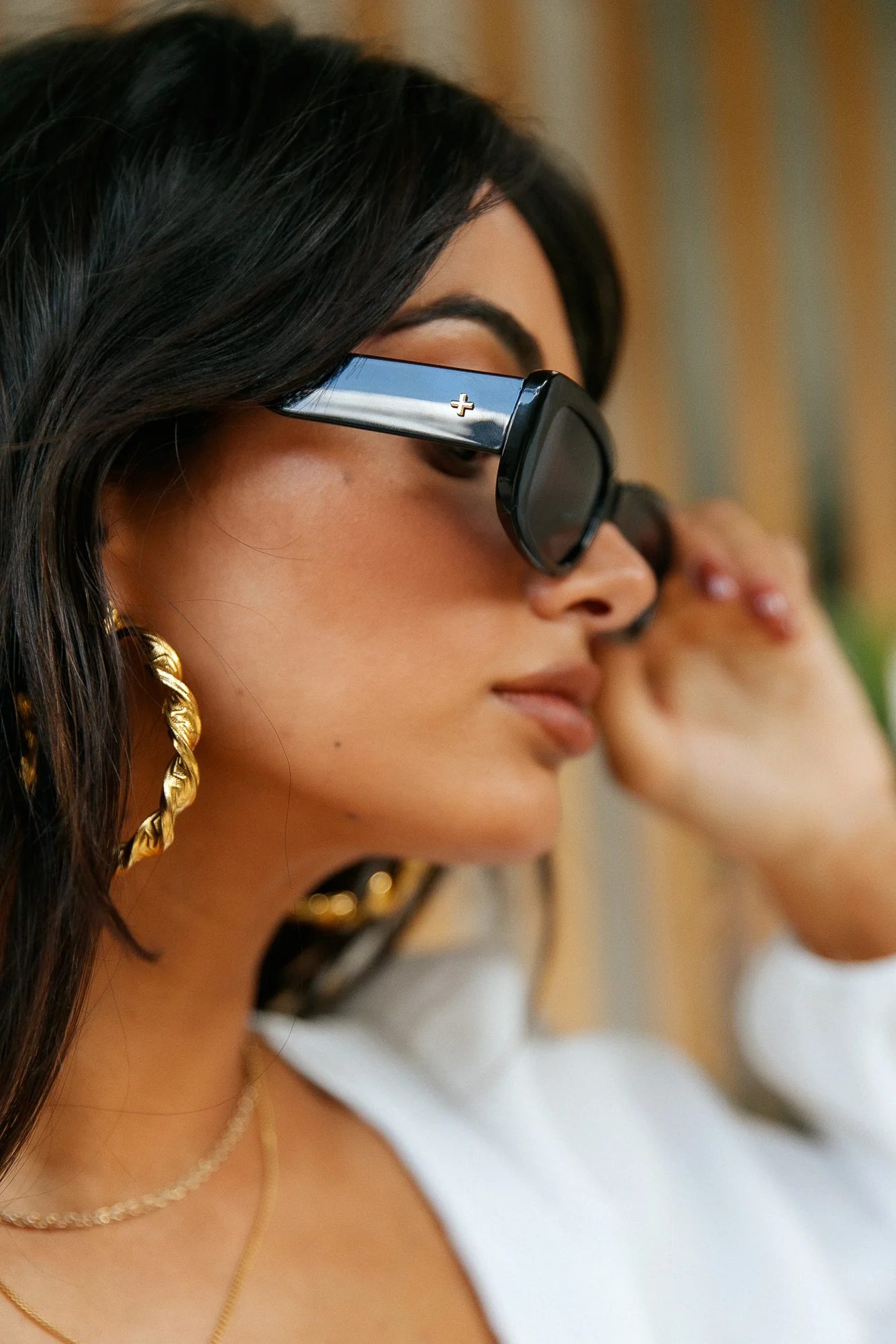 PETA + JAIN Rue Sunglasses Black - Image 7