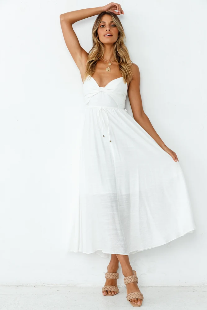 Phenomenon Maxi Dress White - Image 2