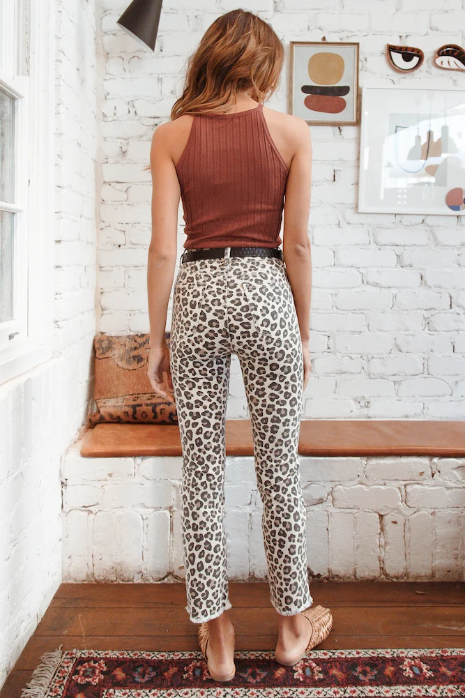 Pine Tree Crop Top Brown - Image 4