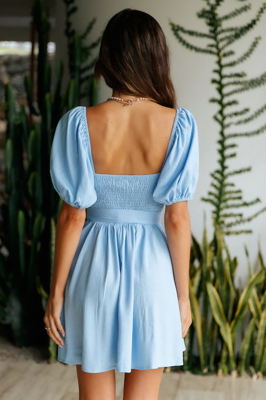 Place To Be Dress Blue - Image 7