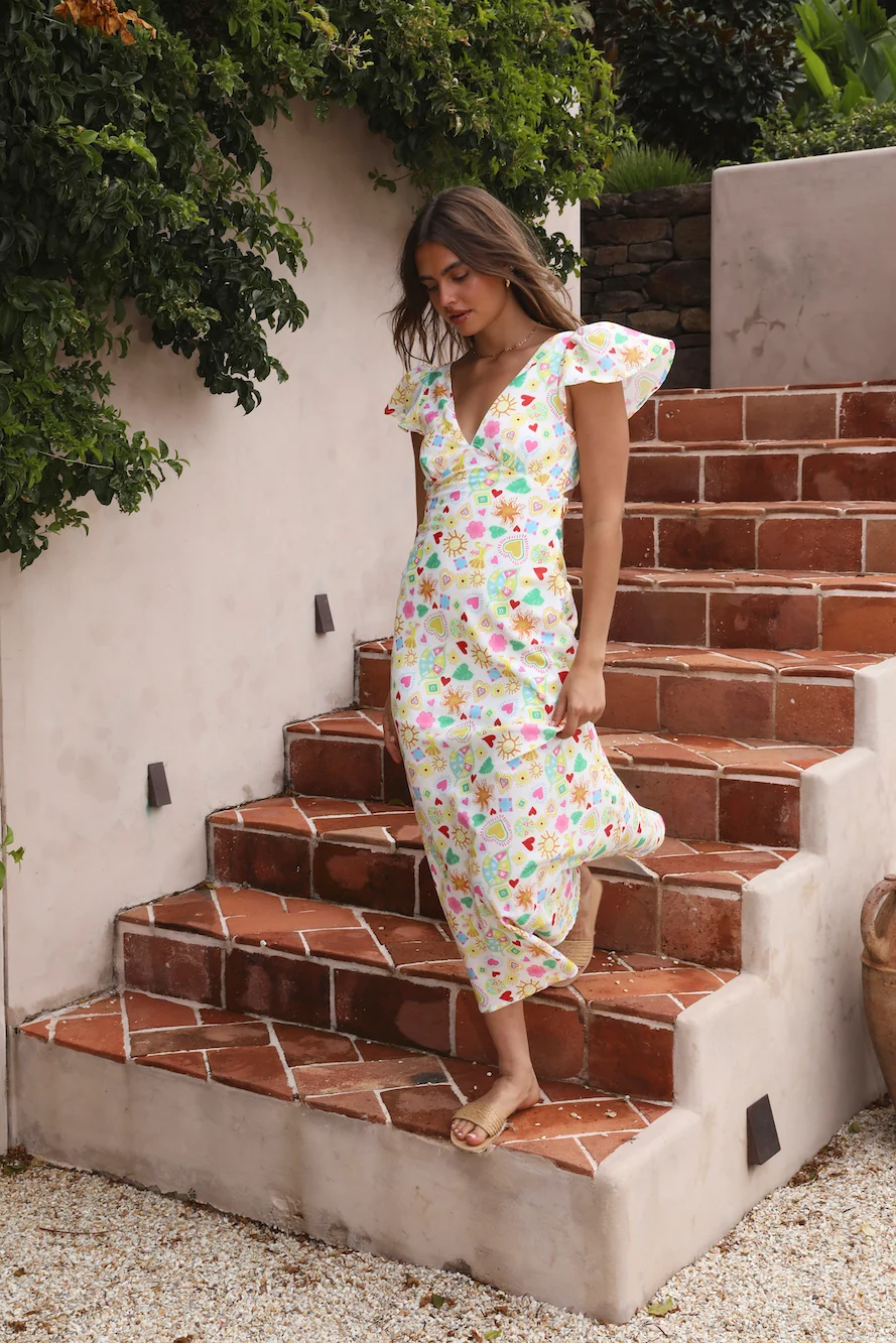 Playing In The Sun Maxi Dress Multi - Image 5