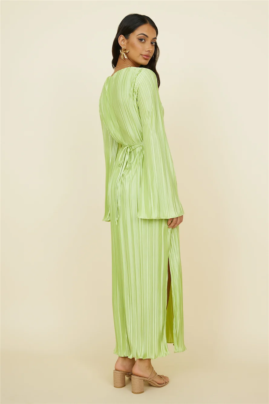 Polonius Maxi Dress Green - Image 5