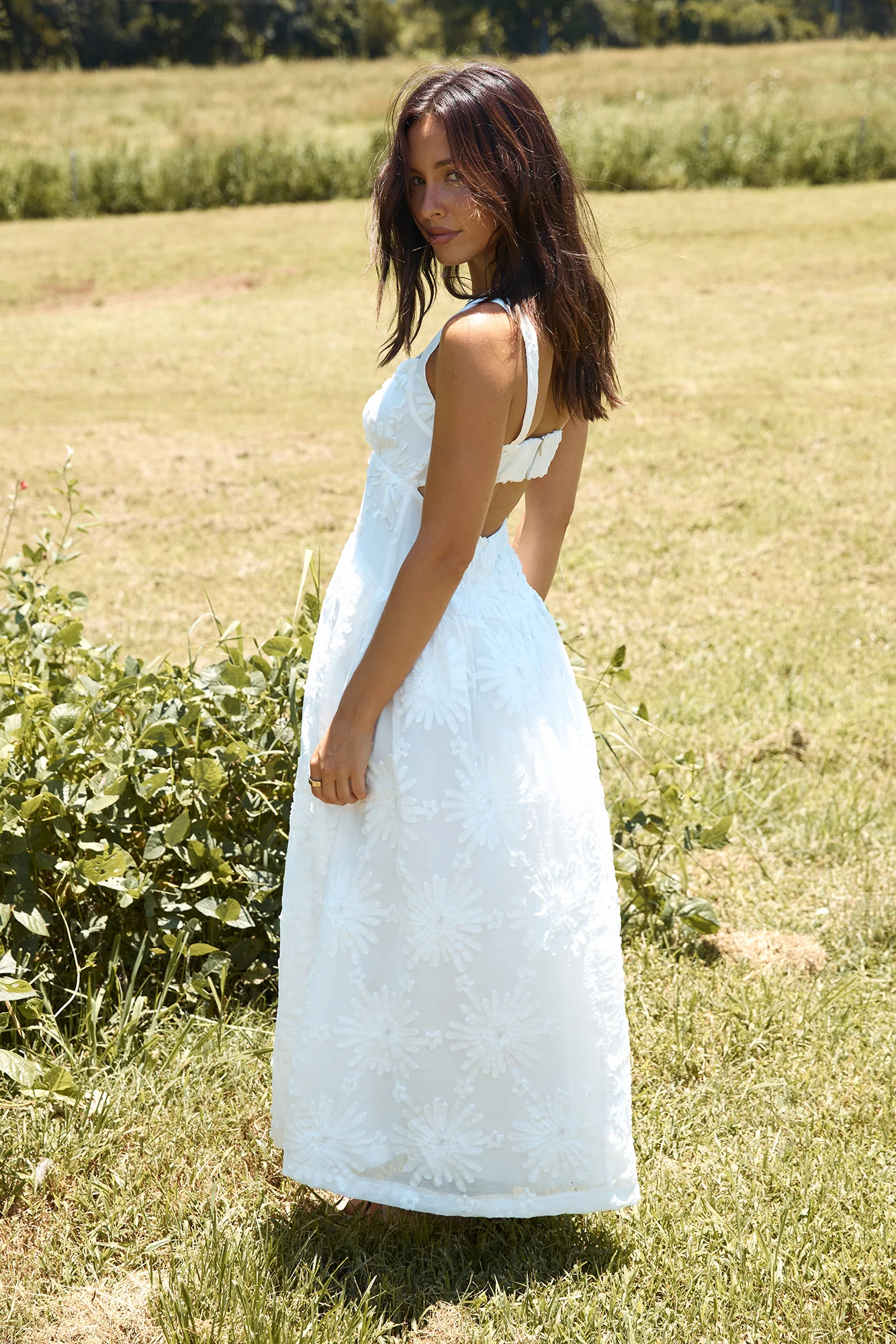 Porcelain Princess Maxi Dress White - Image 2