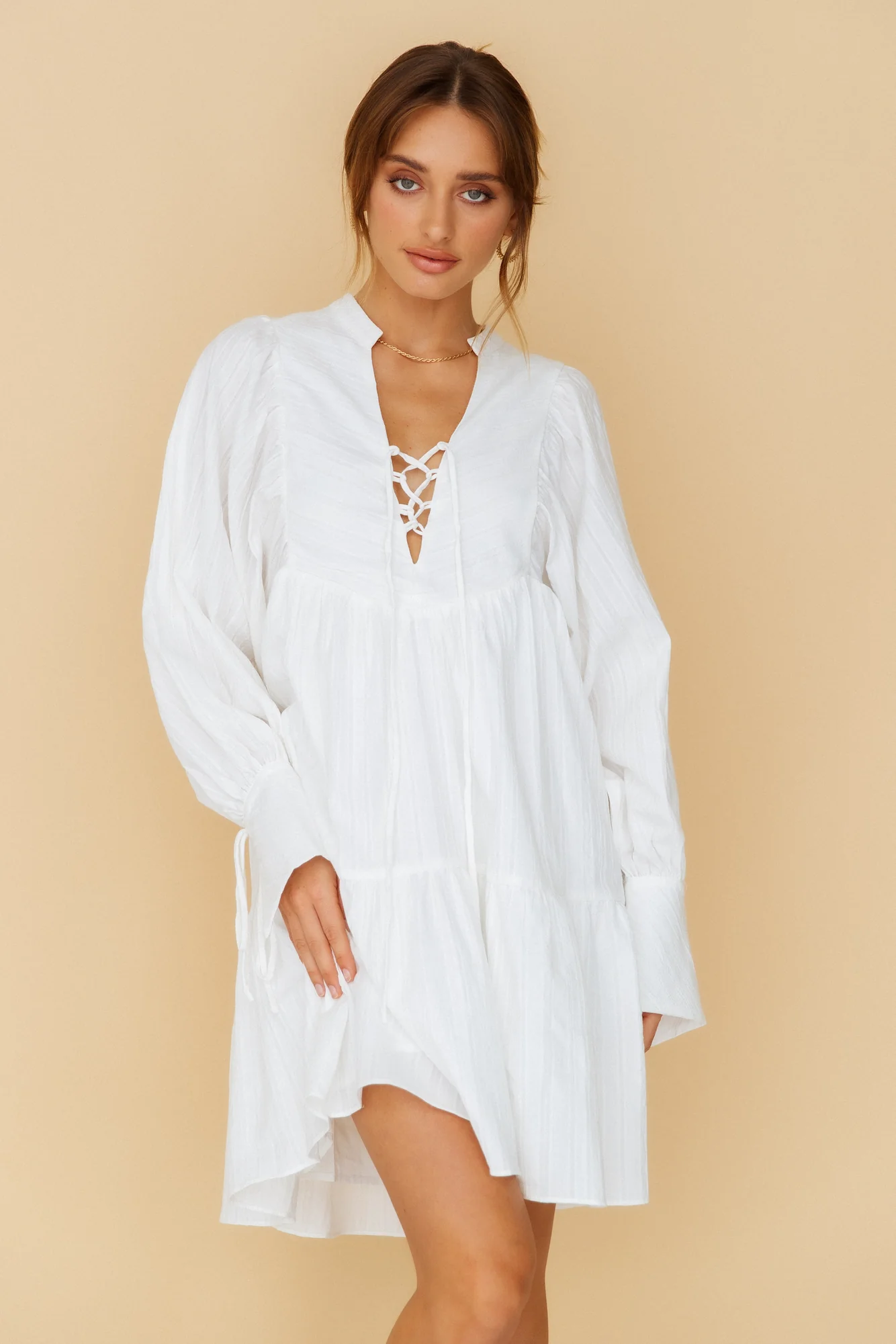 Porto Dress White - Image 7
