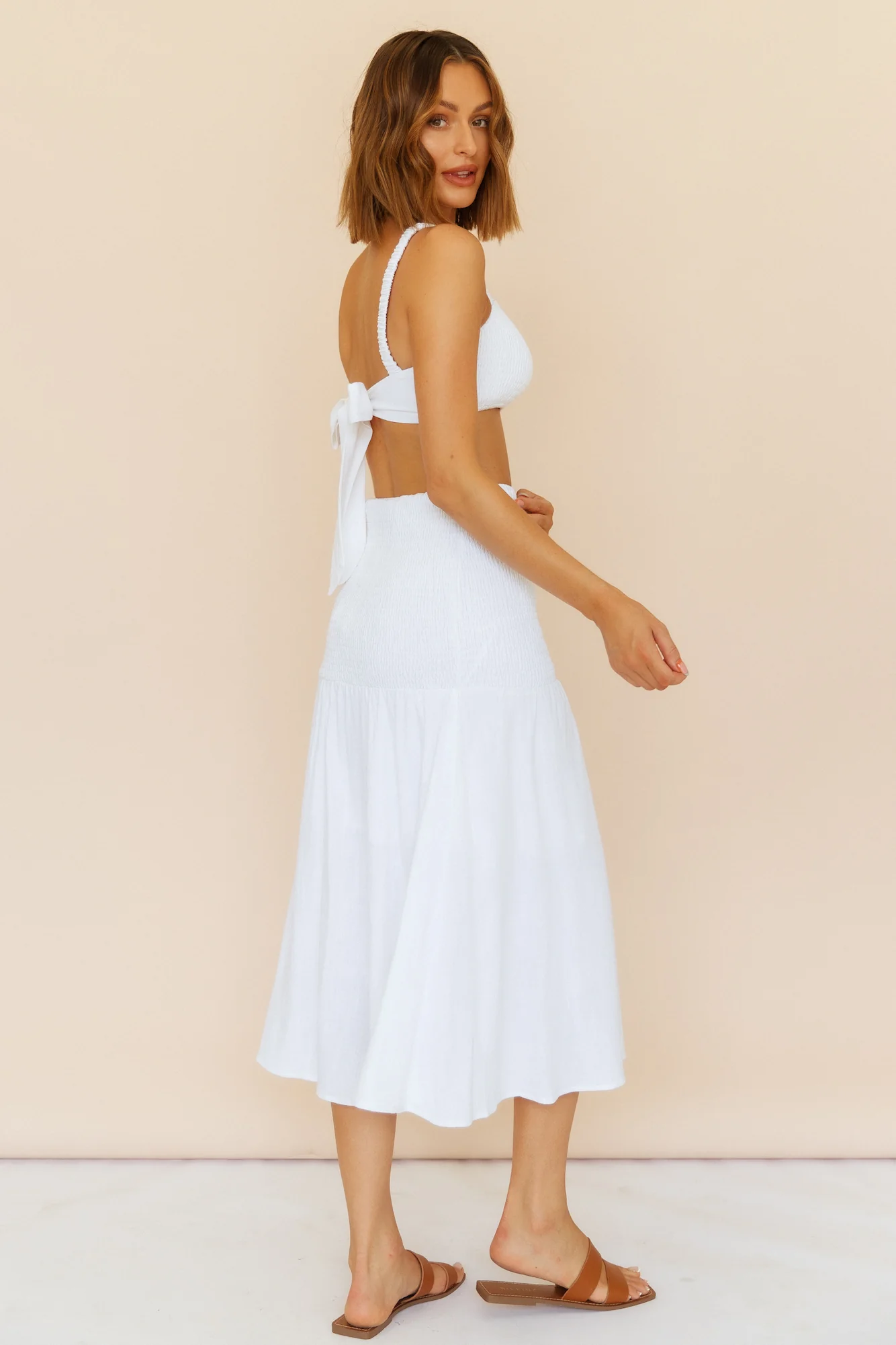 Prosecco Summers Maxi Skirt White - Image 5