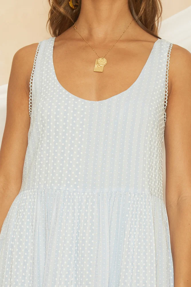 Protect Your Heart Dress Blue - Image 9