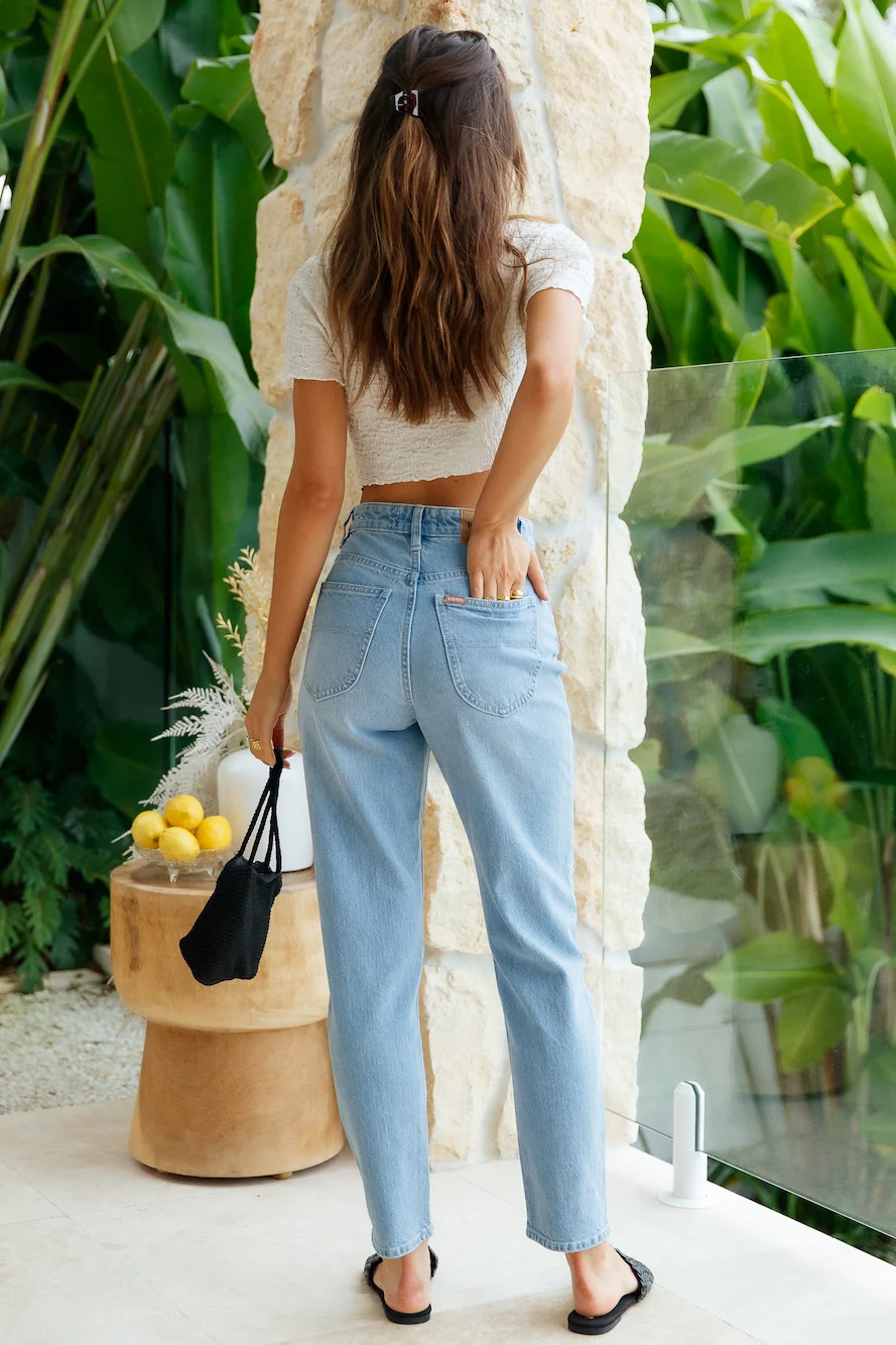 RIDERS BY LEE Hi Mom Jeans Blue Romance - Image 5