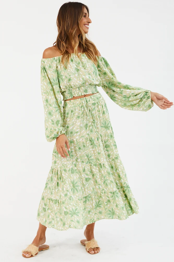 Right For Me Crop Top Green - Image 9