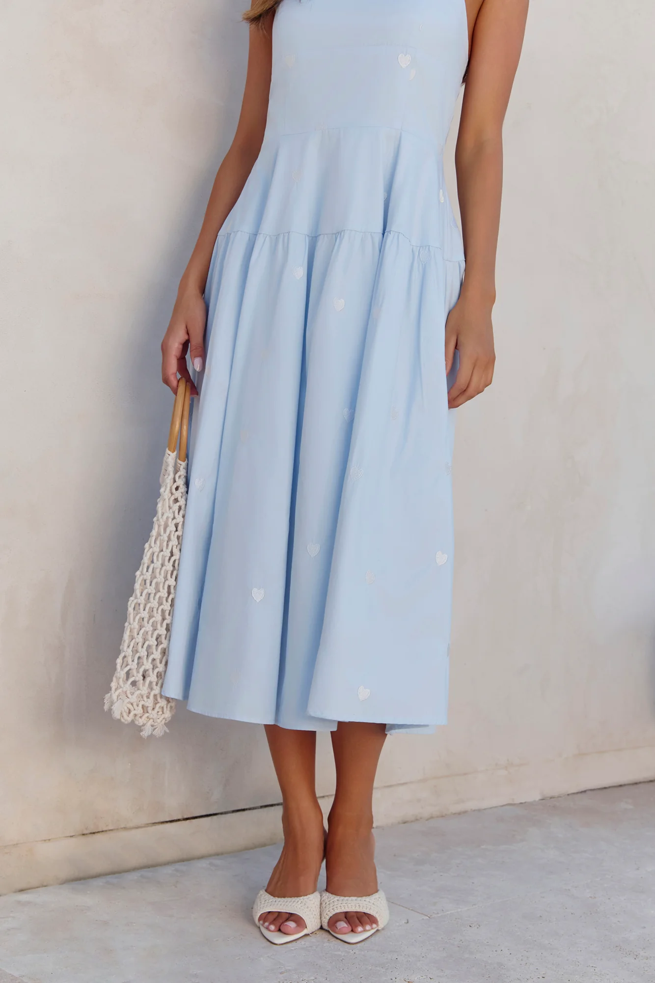 Rising Suns Midi Dress Blue - Image 7