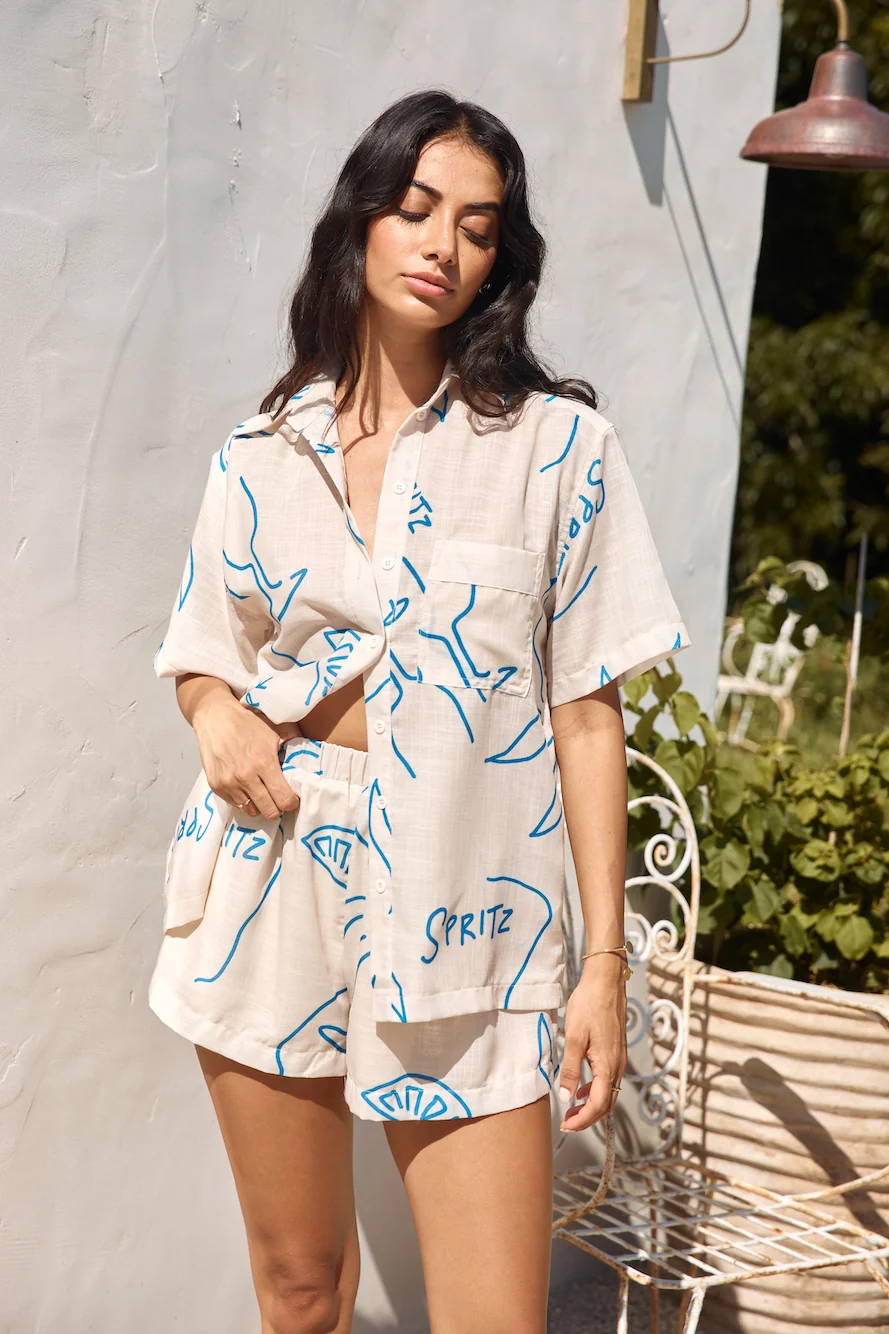 Roaming Around Shirt Blue - Image 8