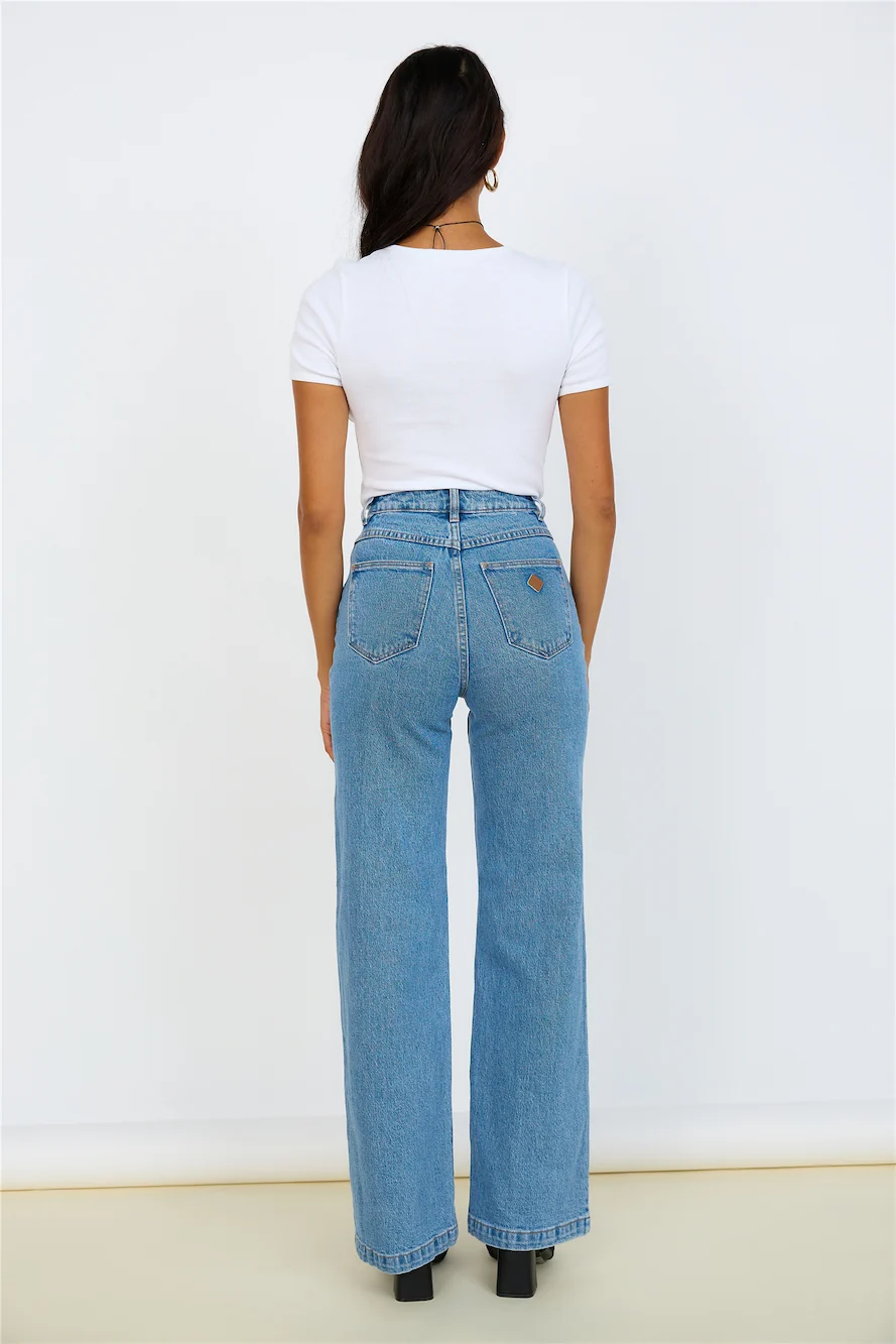 ROLLA'S Bubble Baby Rib Tee White - Image 13