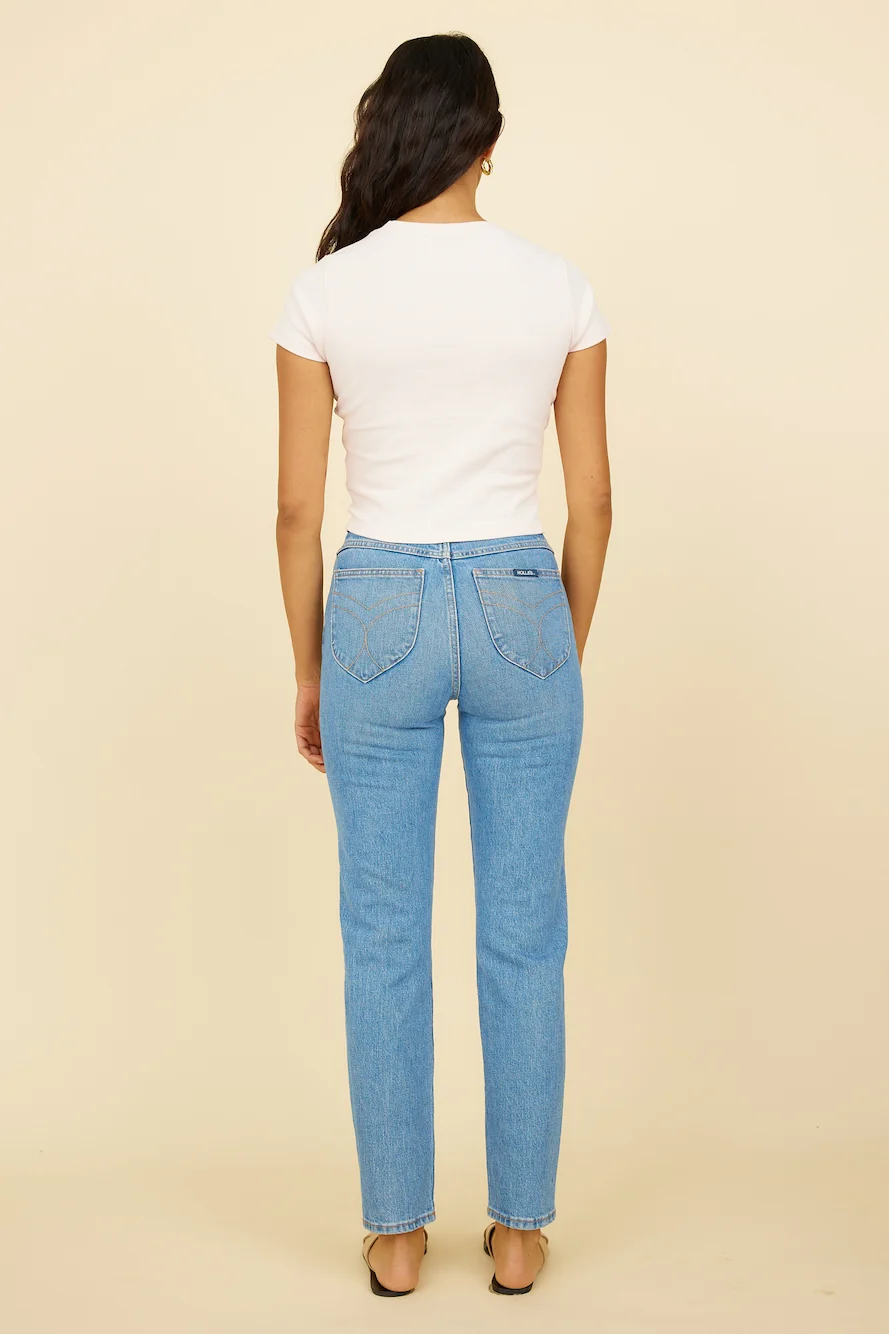 ROLLA'S Dusters High Rise Slim Jean Cyprus - Image 5