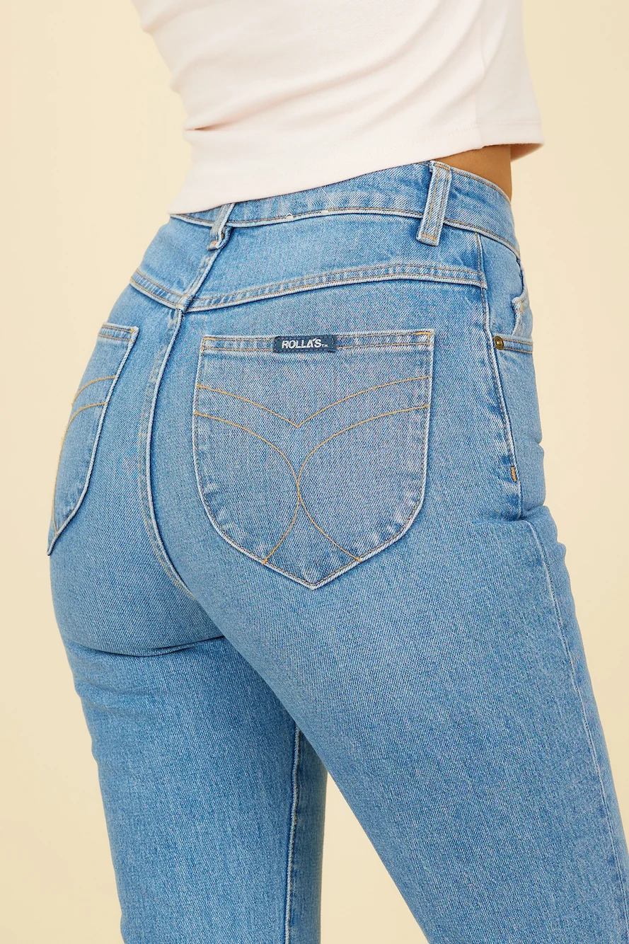 ROLLA'S Dusters High Rise Slim Jean Cyprus - Image 6
