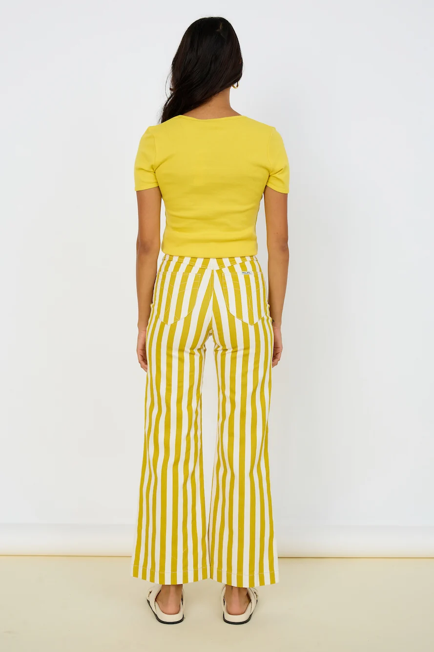 ROLLA's Sailor Jean Florence Stripe Gold - Image 7