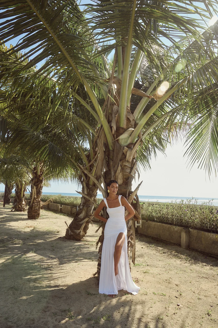 RUNAWAY THE LABEL Carly Maxi Dress White - Image 5