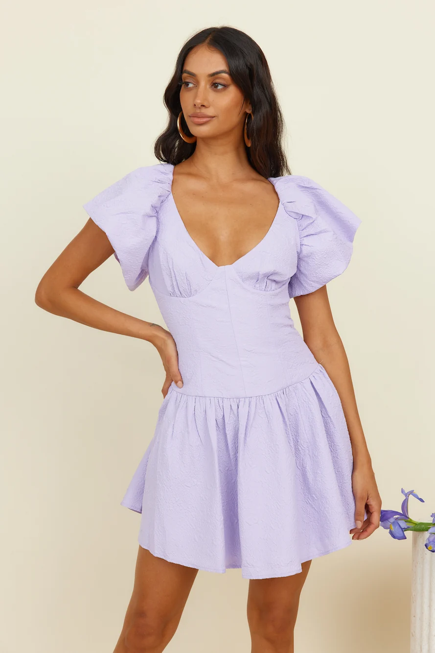 Sagittarius Horizons Dress Lilac - Image 3
