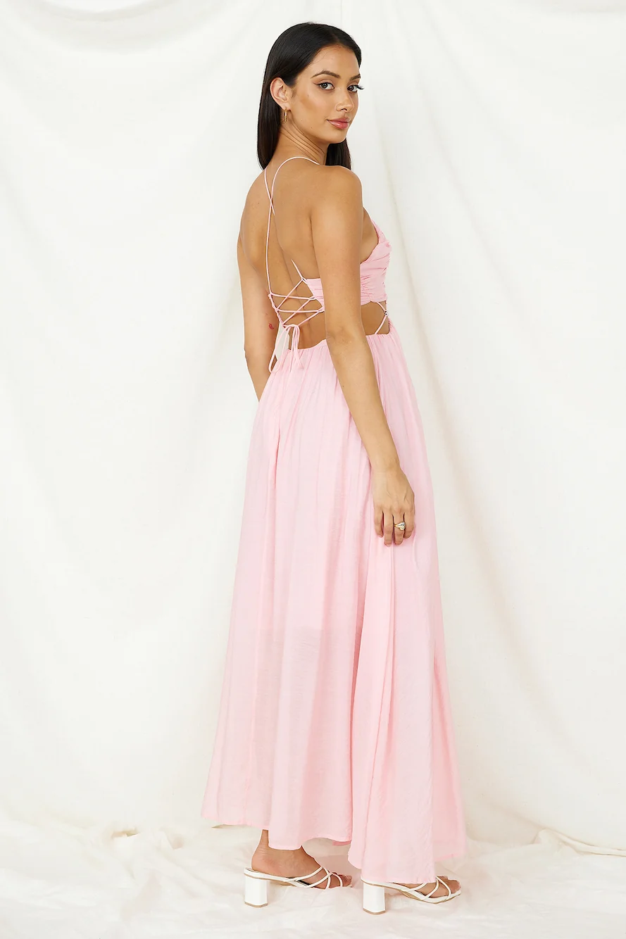 Sahara Journey Maxi Dress Blush - Image 6