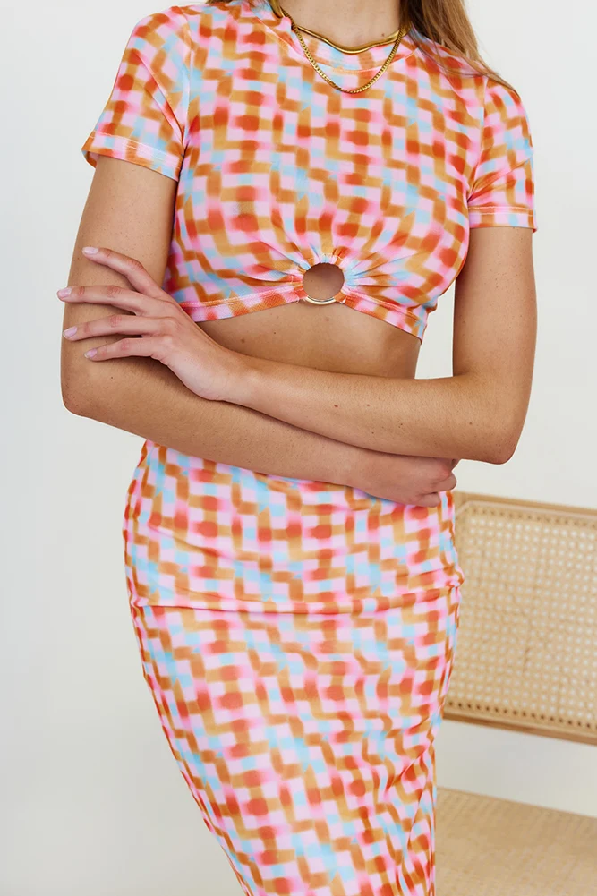 Scattering Crop Top Multi - Image 6