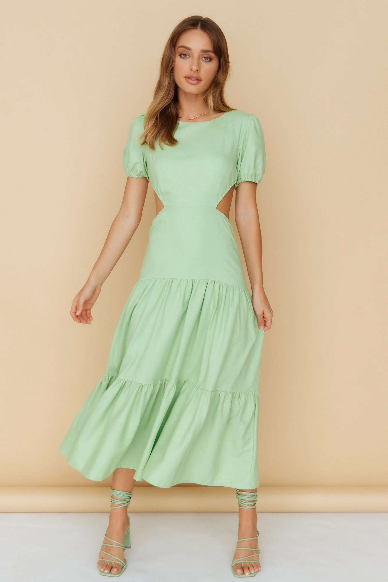 See You Again Maxi Dress Green - Image 5
