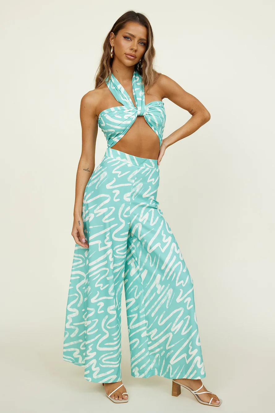 Seperate Ways Pants Green - Image 4