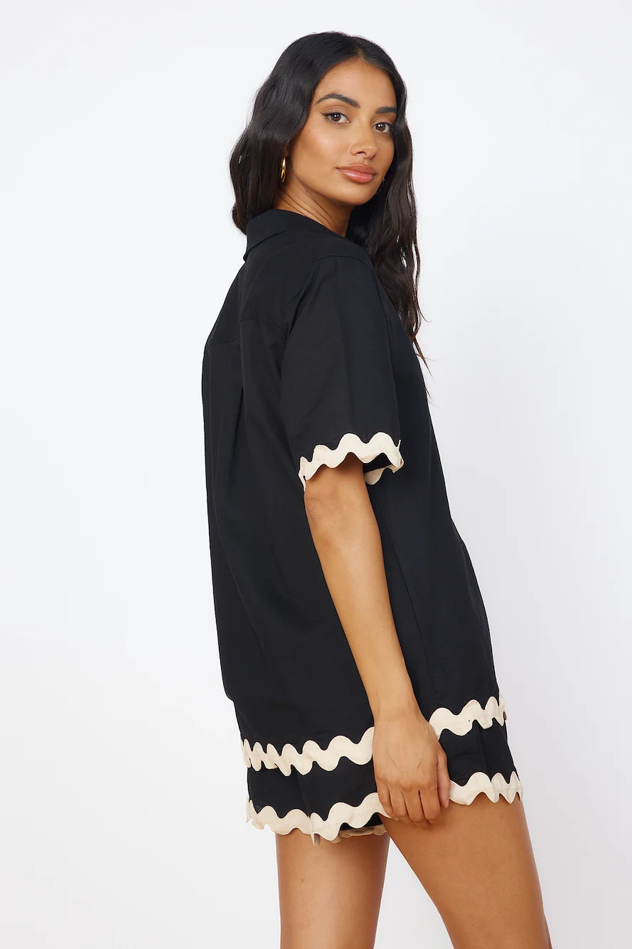 SEVEN WONDERS Harry Shirt Black - Image 9