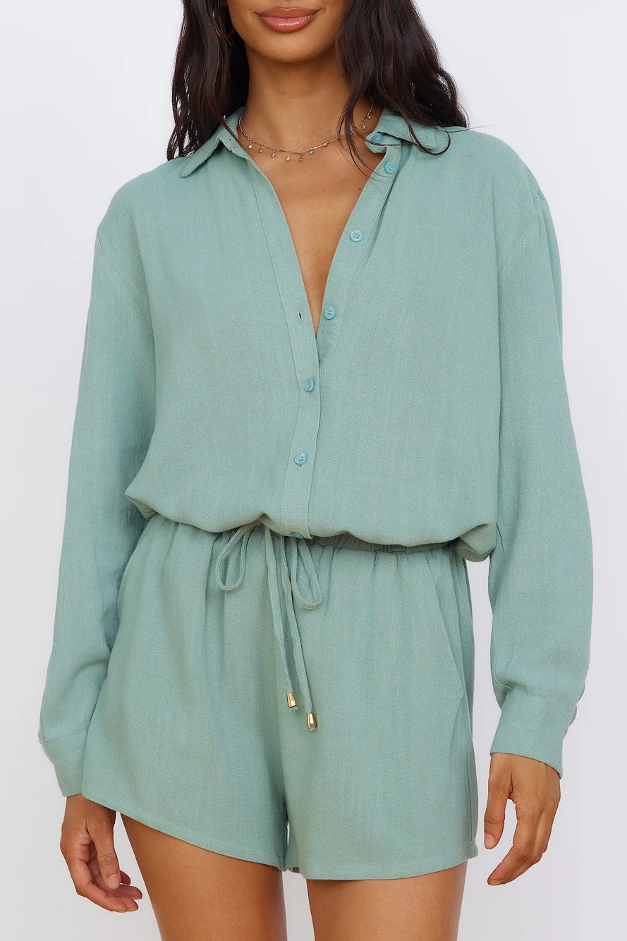 SEVEN WONDERS Kiana Shirt Sage - Image 5