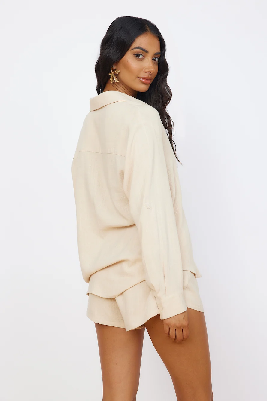 SEVEN WONDERS Kiana Shirt Sand - Image 8
