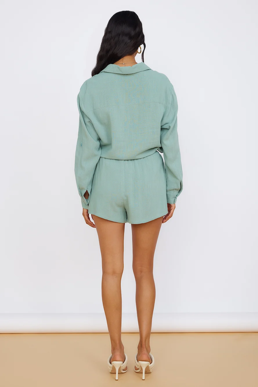 SEVEN WONDERS Kiana Short Sage - Image 7