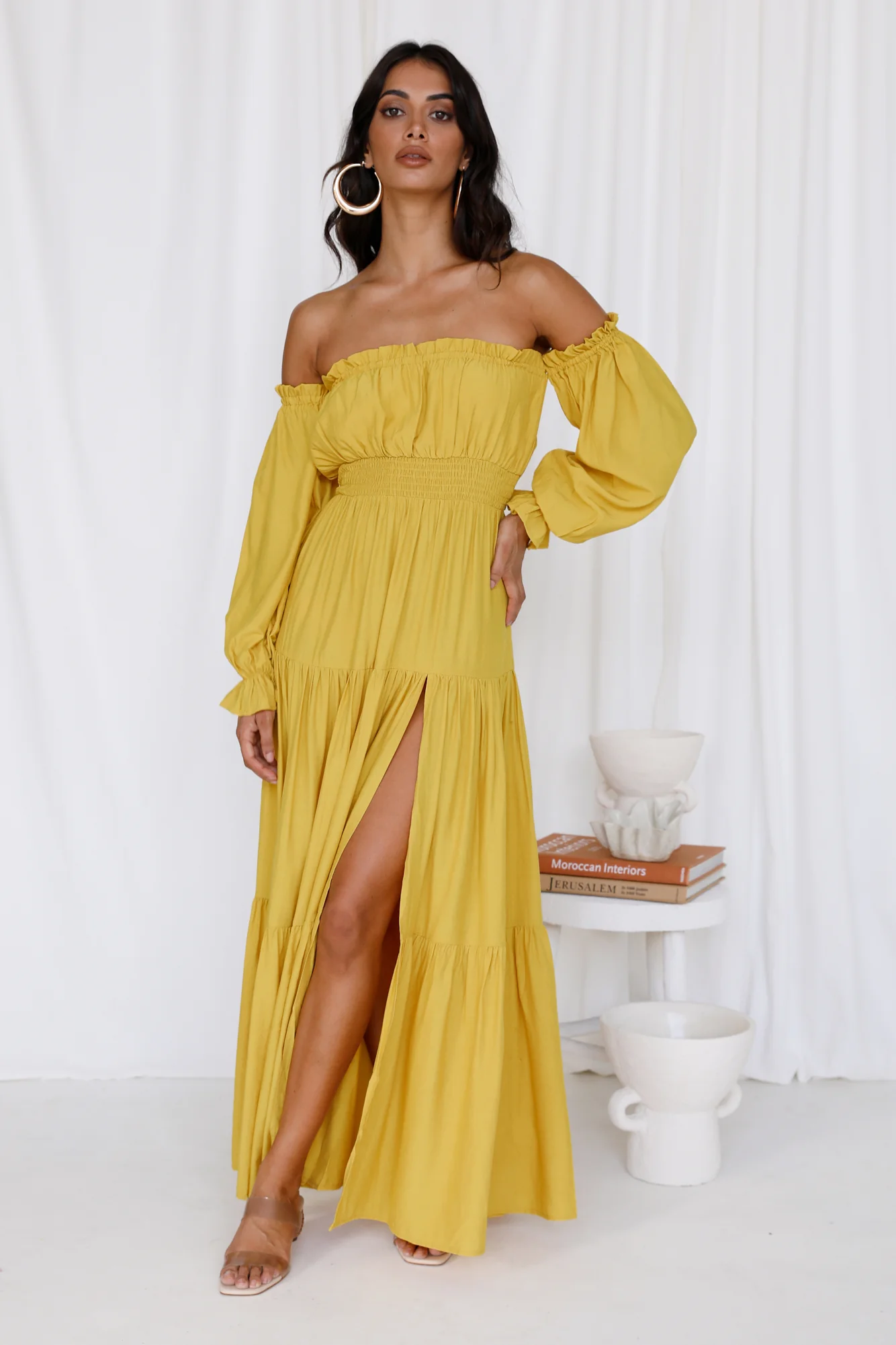 SEVEN WONDERS Loreli Maxi Dress Yellow - Image 3