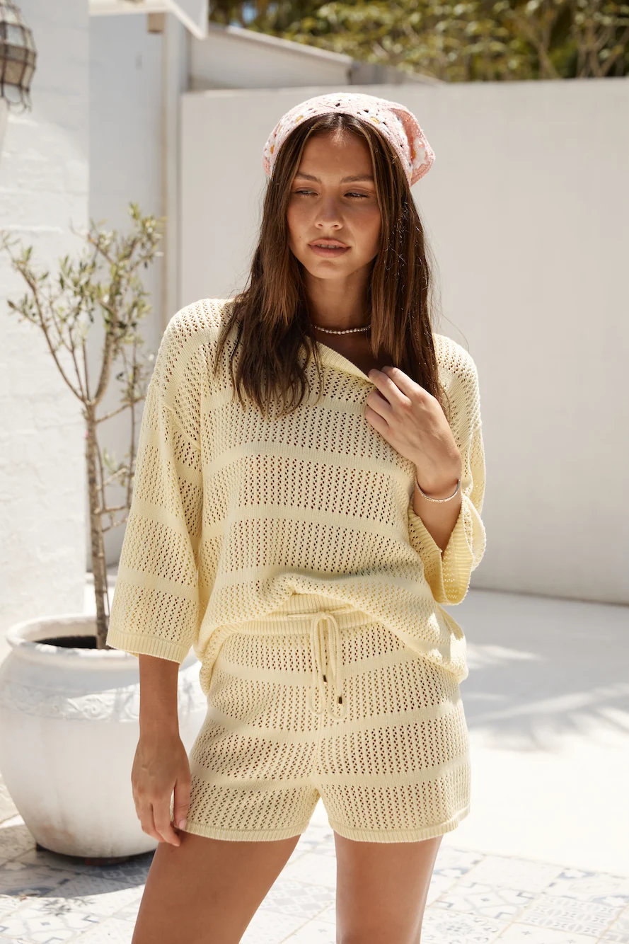 SEVEN WONDERS Samia Short Lemon - Image 6