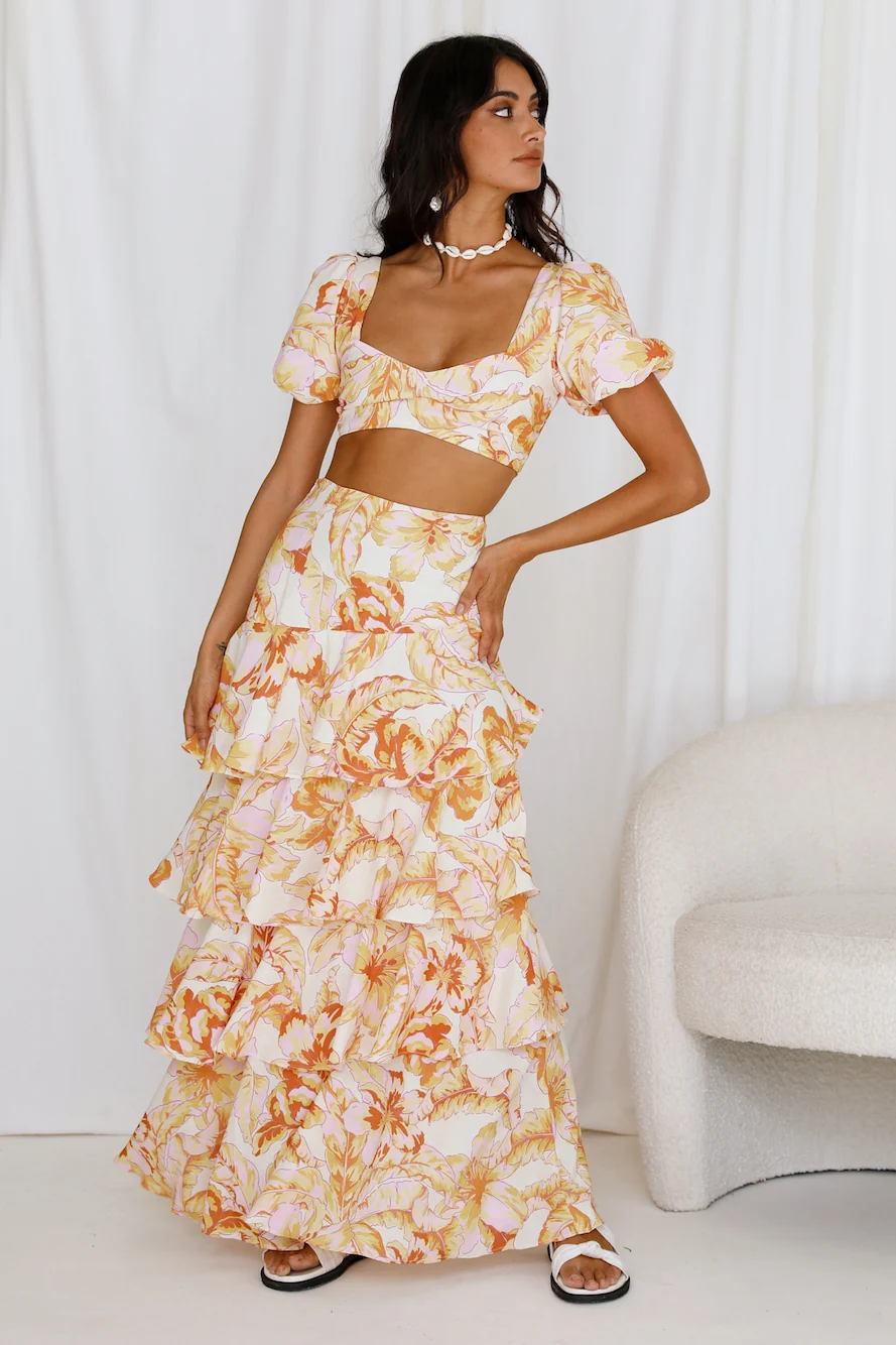 SEVEN WONDERS Tropicana Top Citrus Floral - Image 2