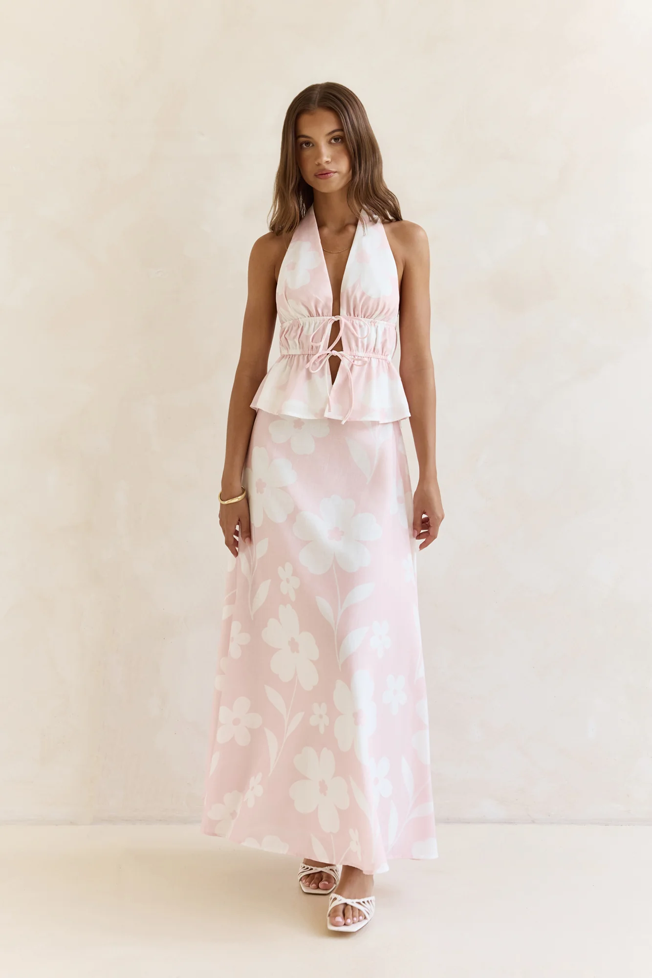 Shining Lights Halter Top Pink - Image 4