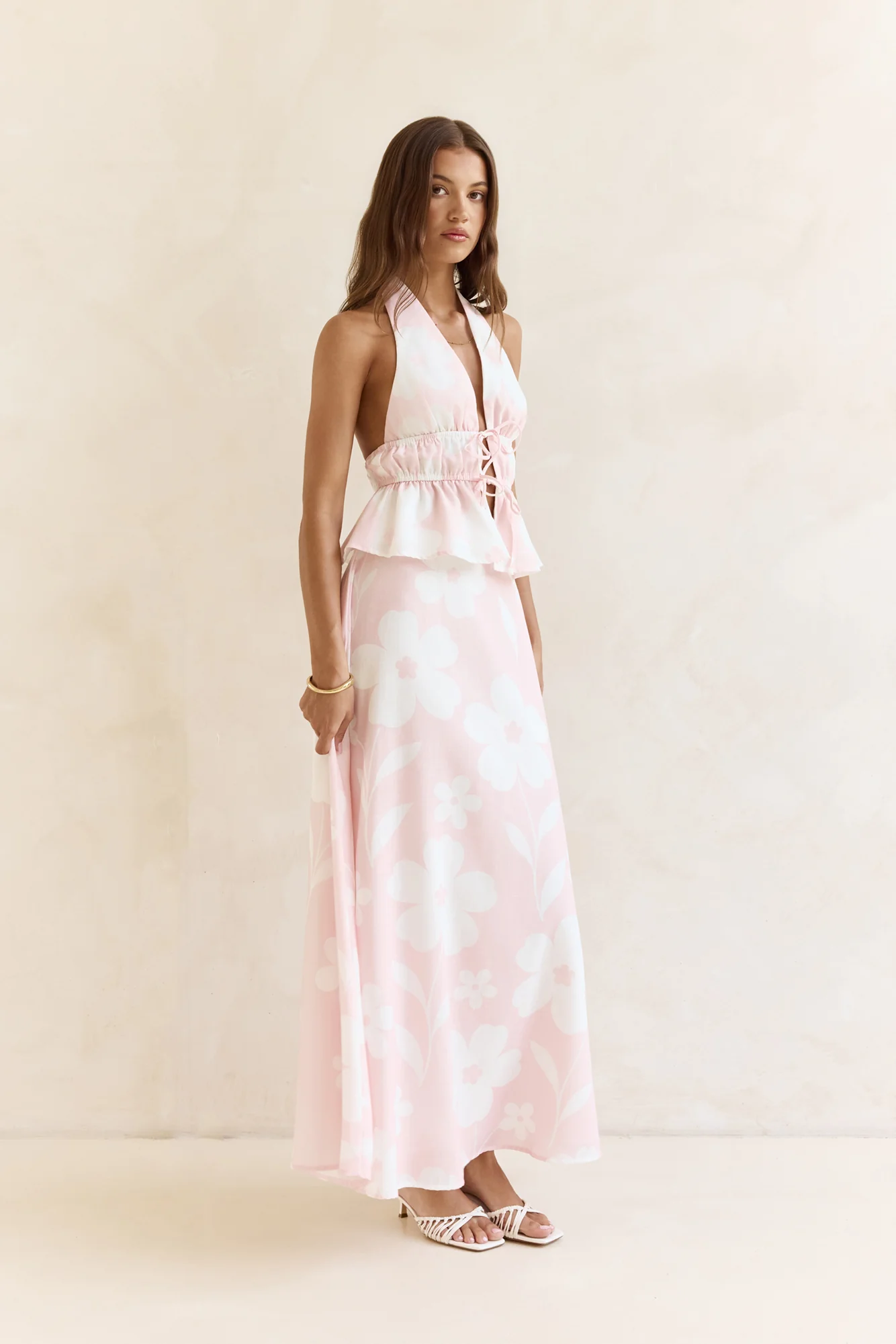 Shining Lights Halter Top Pink - Image 6
