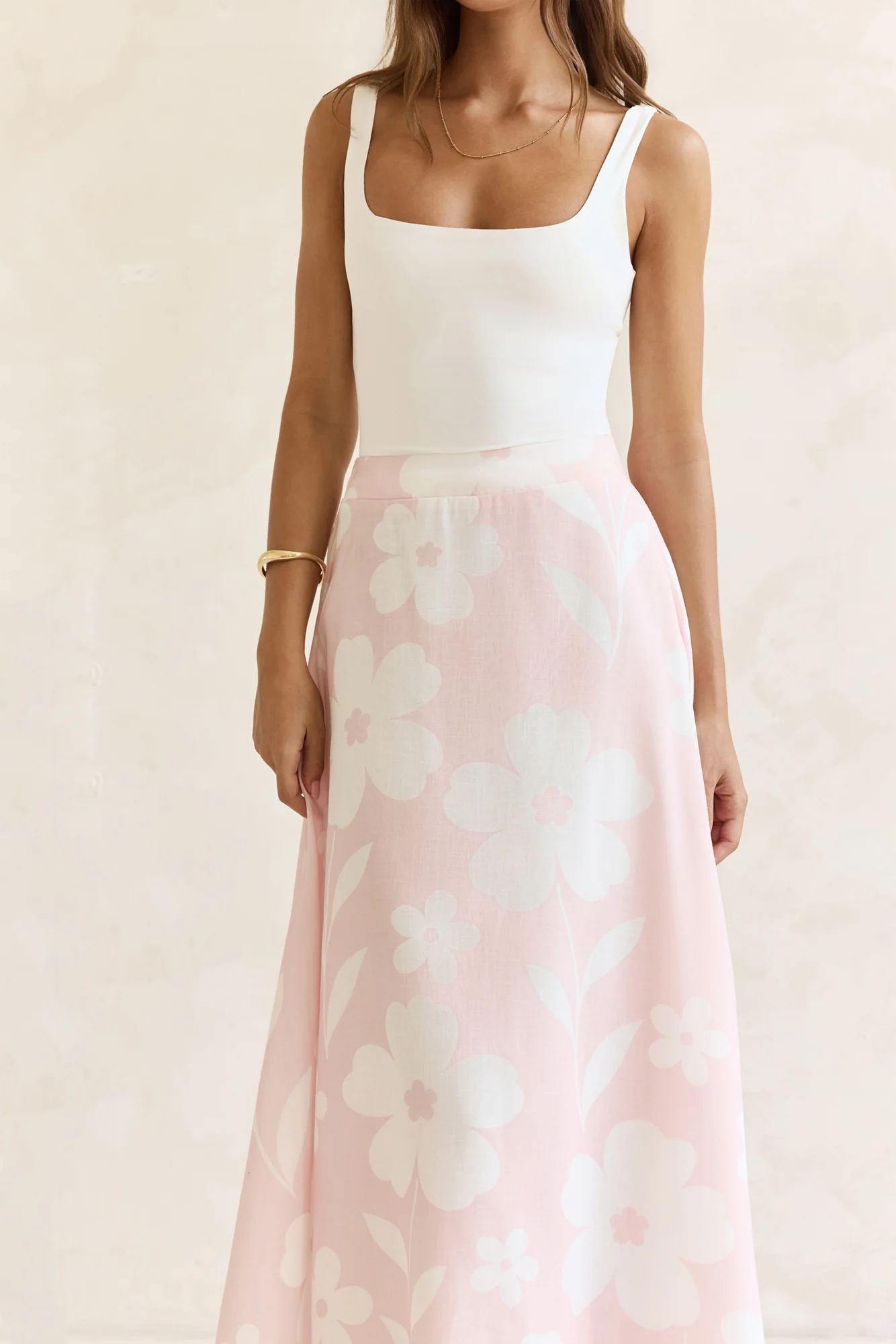 Shining Lights Maxi Skirt Pink - Image 5