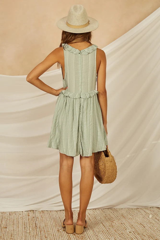Silver Sands Dress Sage - Image 5