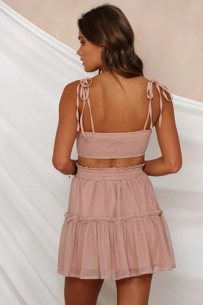 Skipping Stones Crop Top Blush - Image 6
