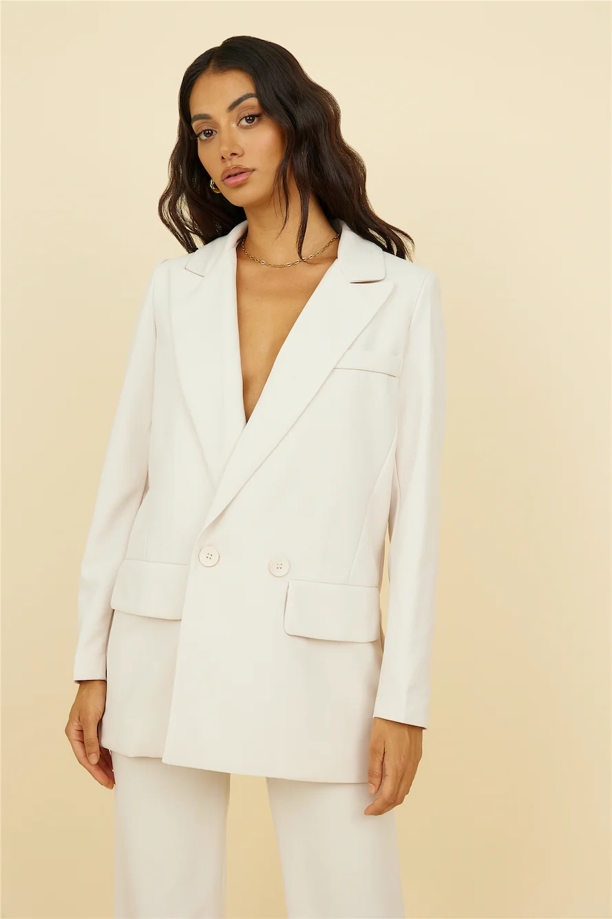SNDYS Brooklyn Blazer Cream - Image 5