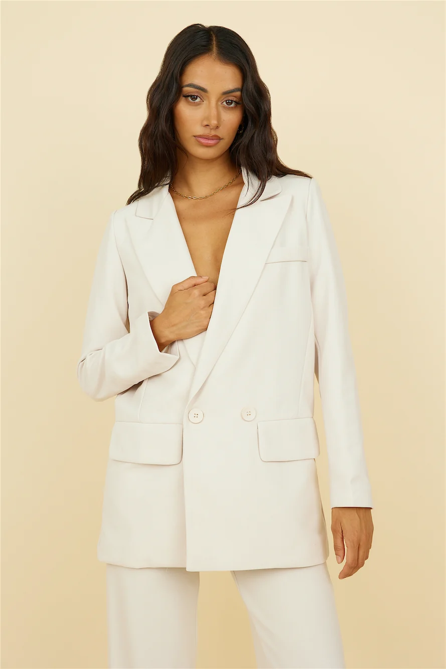 SNDYS Brooklyn Blazer Cream - Image 7