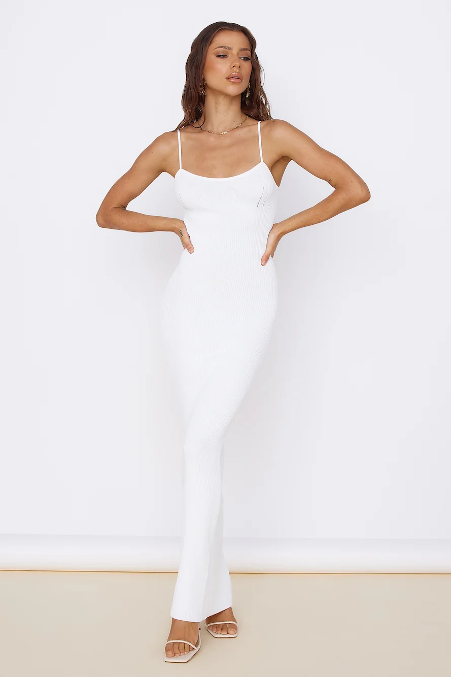 SNDYS Hudson Maxi Dress White - Image 2