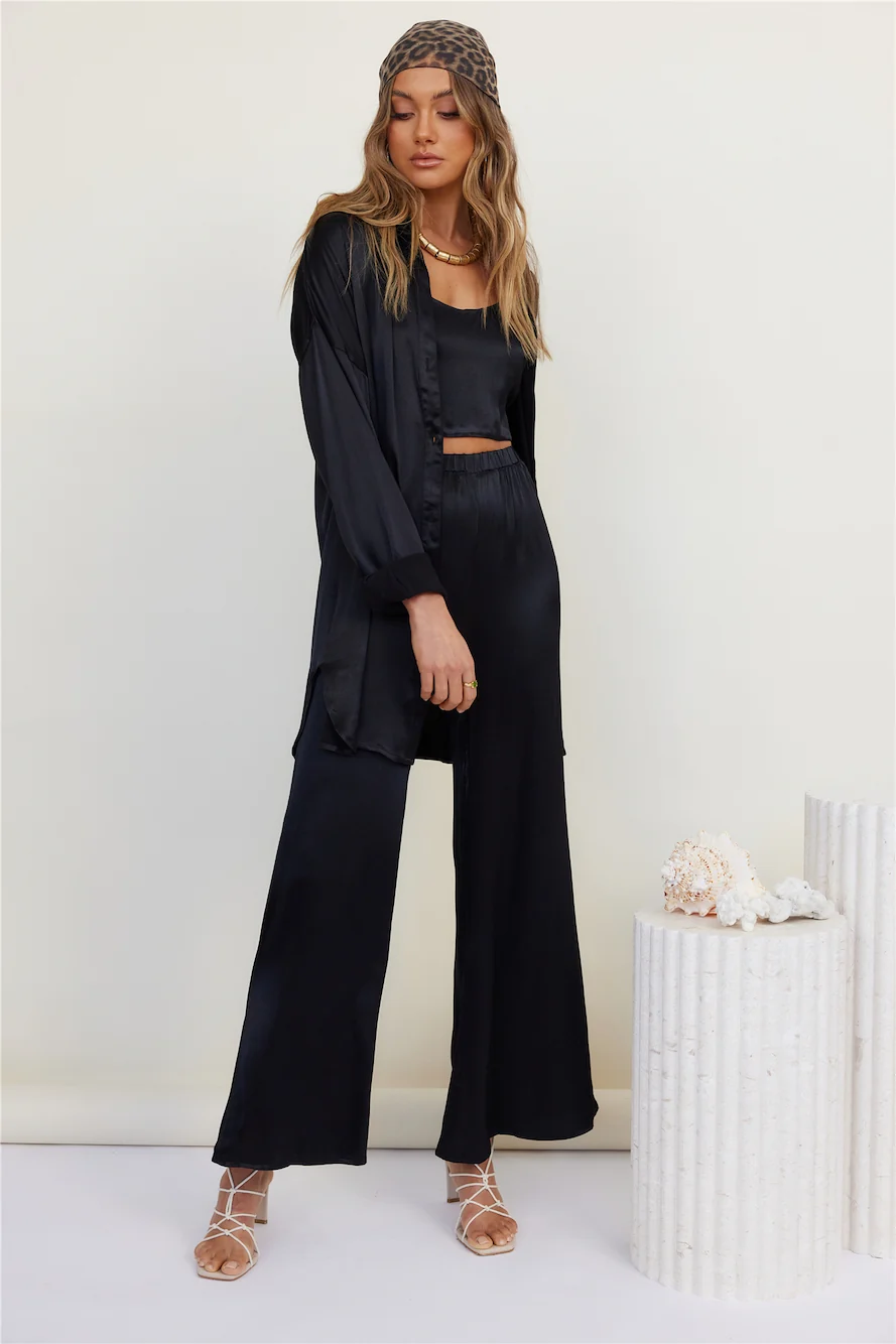 SNDYS Mystic Shirt Dress Black - Image 10