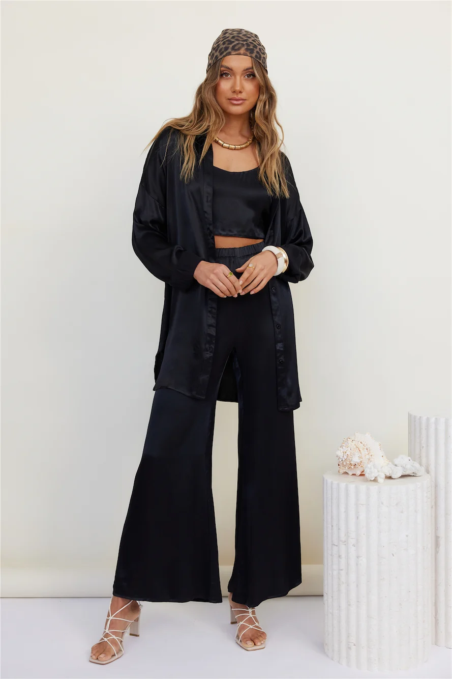 SNDYS Mystic Shirt Dress Black - Image 12